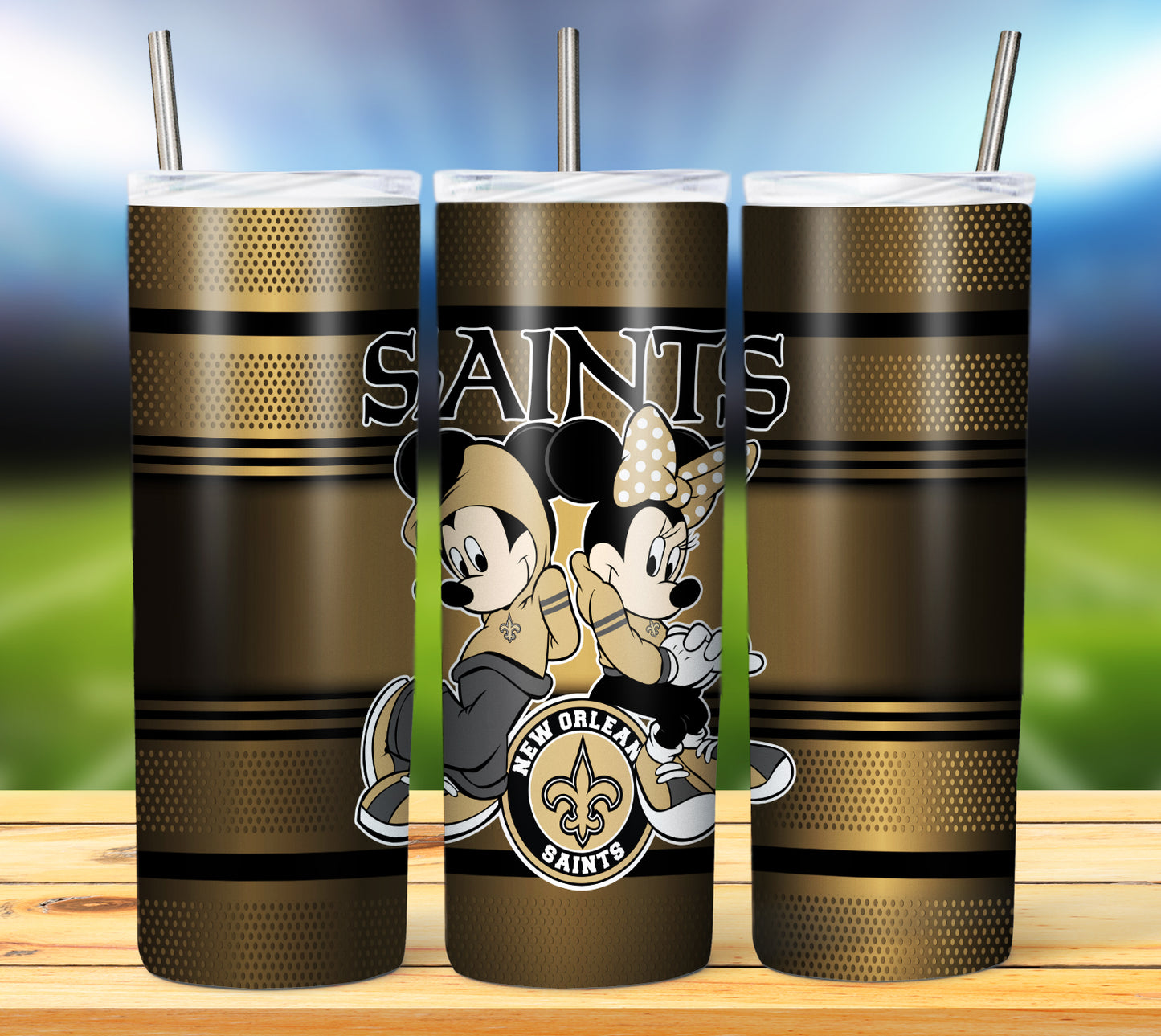 Football 20oz Sublimation Tumbler Image