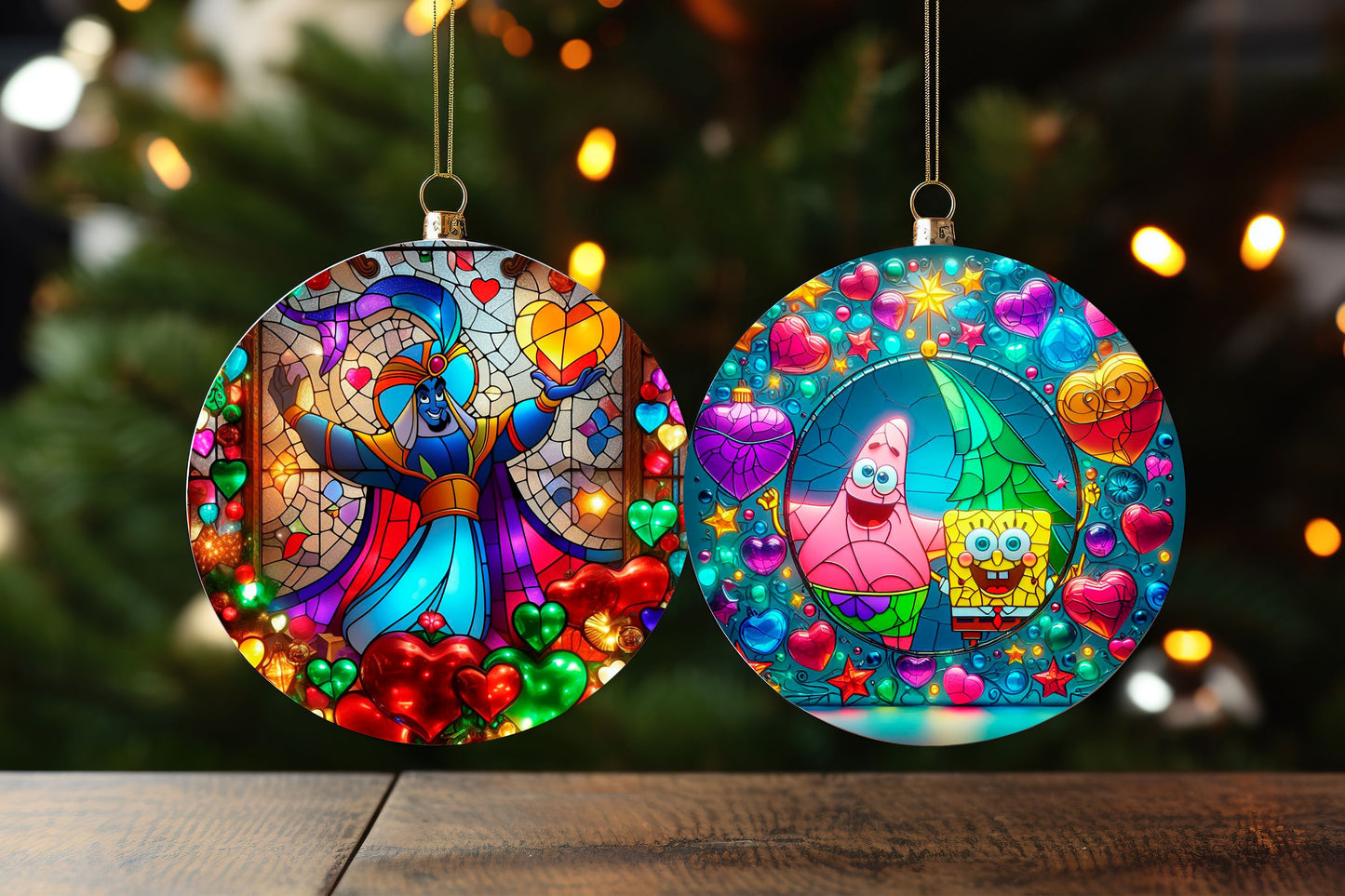 100+ Christmas Sublimation Ornament/Car Coaster Images Bundle