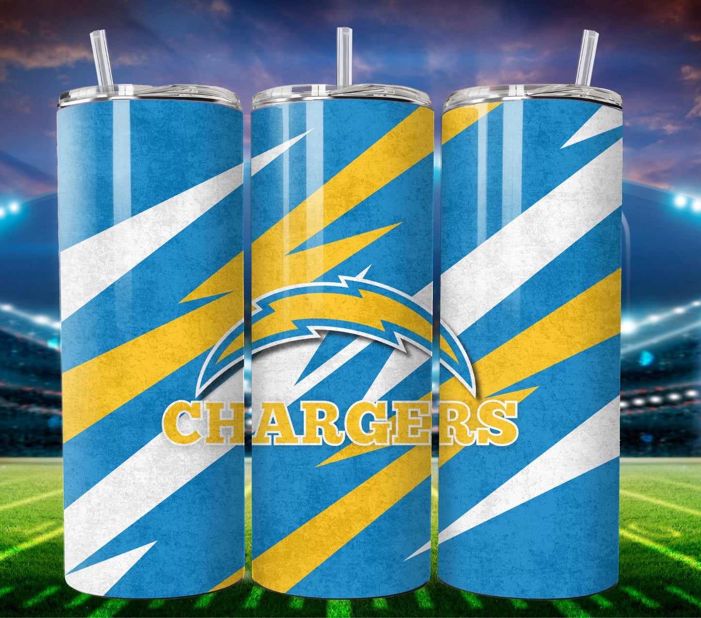 Football 20oz Sublimation Tumbler Image