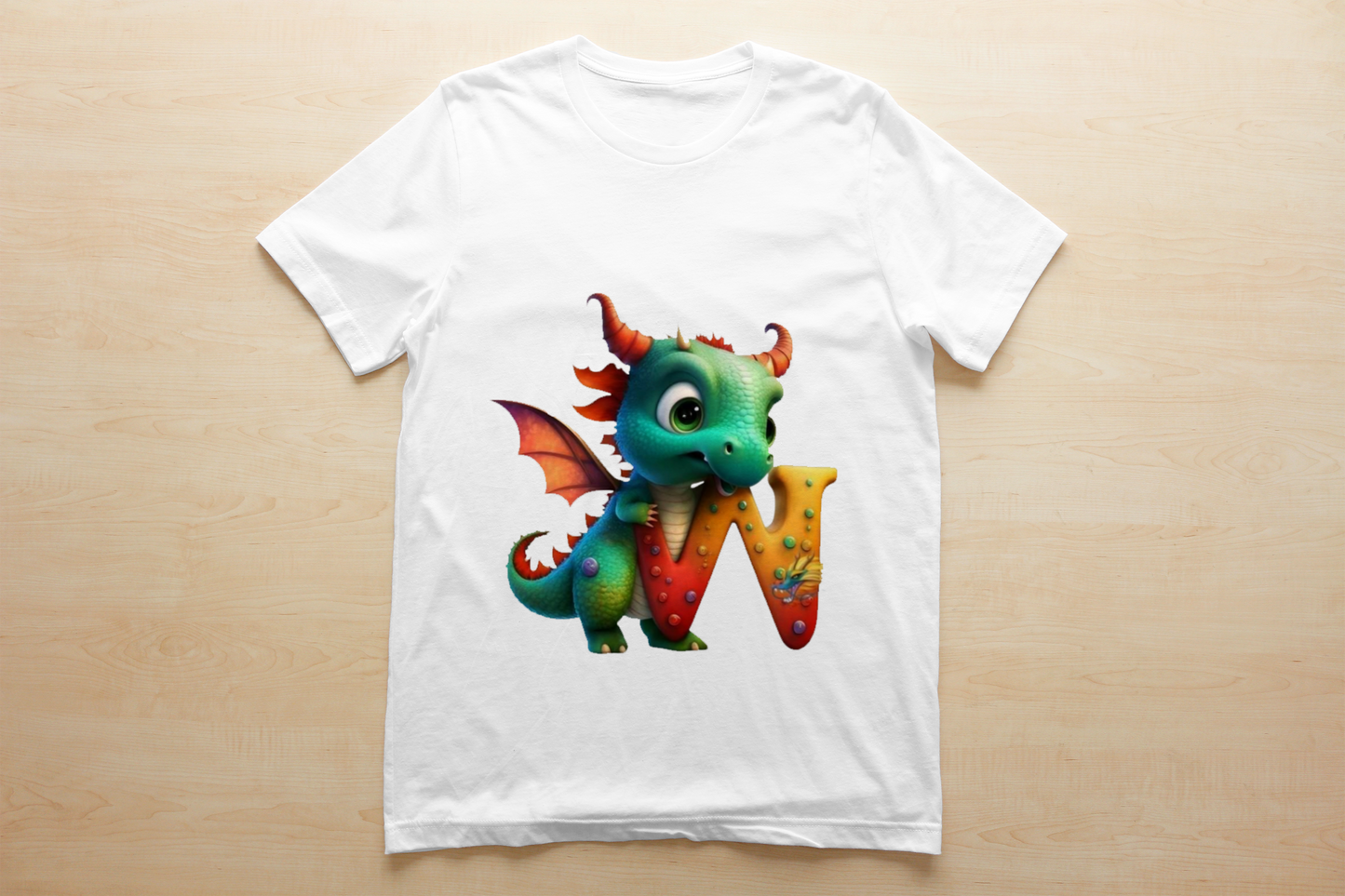 Kids ABC Dragon Images Sublimation/DTF T-Shirt Bundle