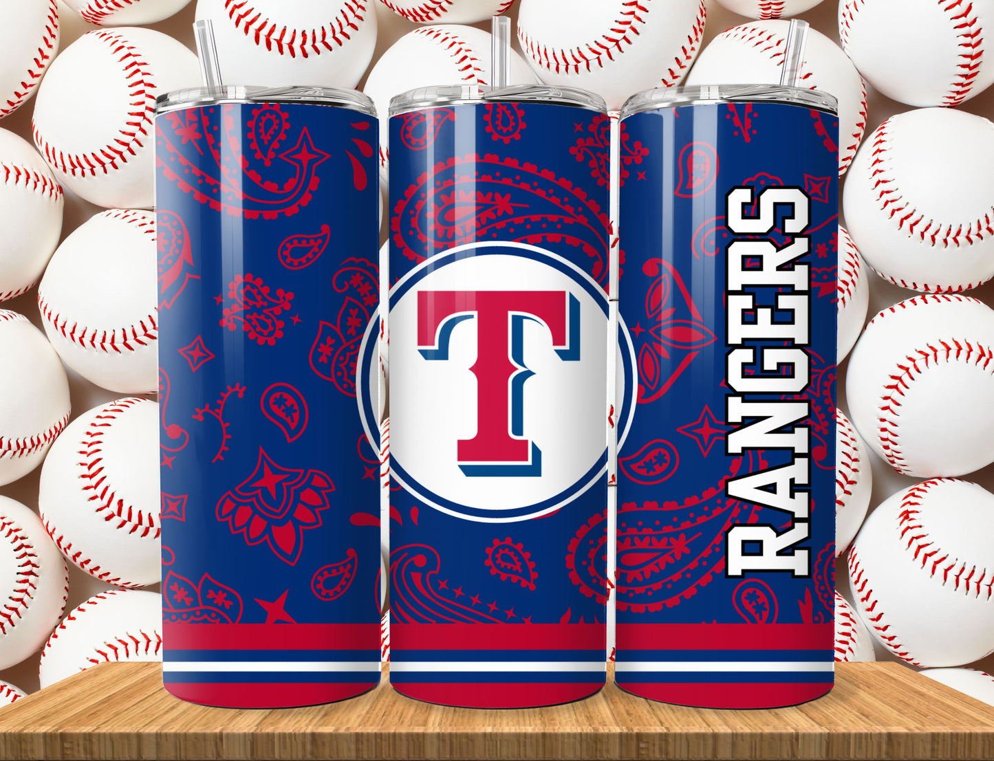 Baseball 20oz Sublimation Tumbler Image