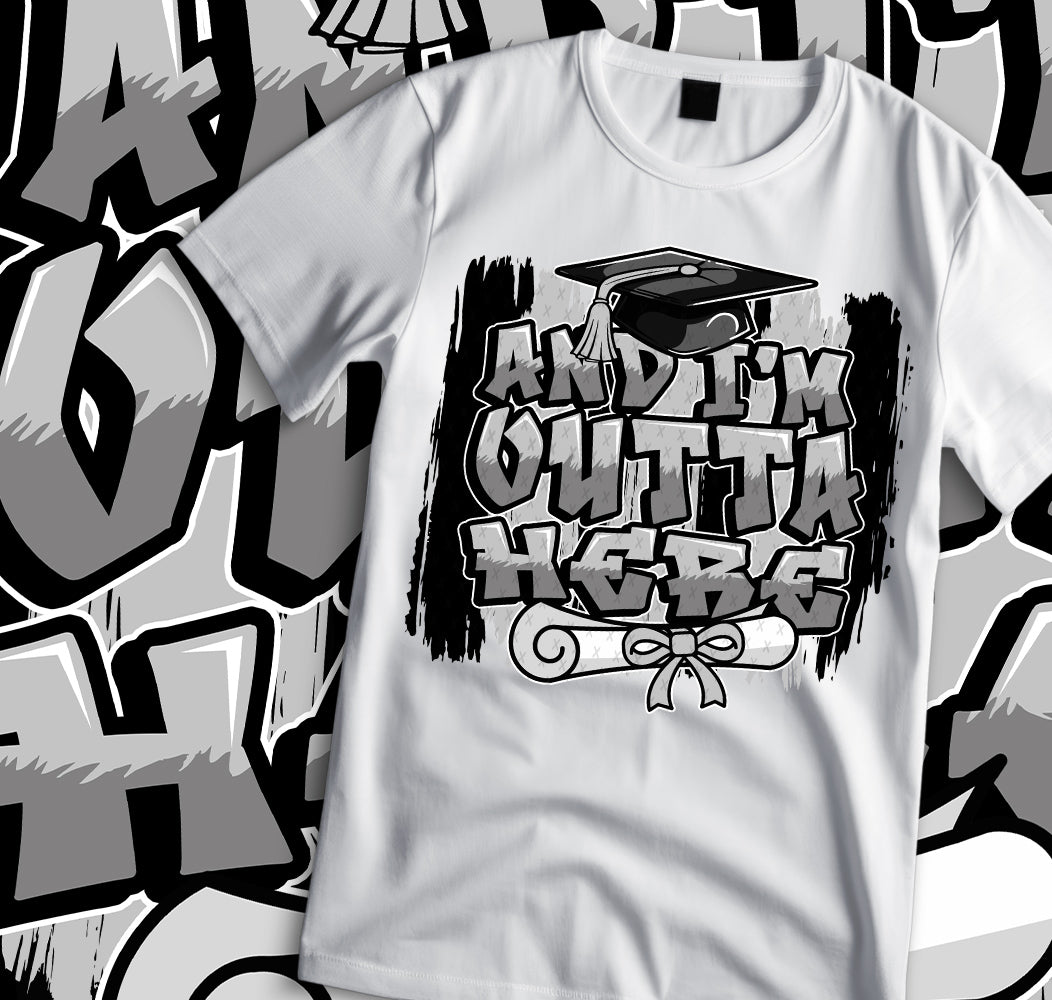 I'm Outta Here Sublimation/DTF T-shirt Images Bundle