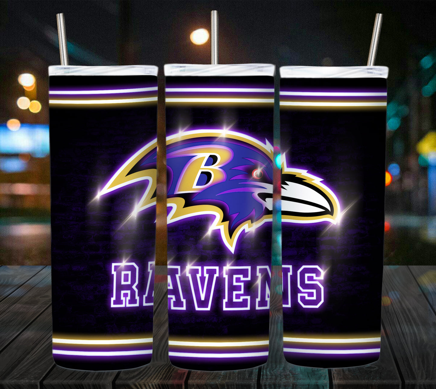 Football 20oz Sublimation Tumbler Image