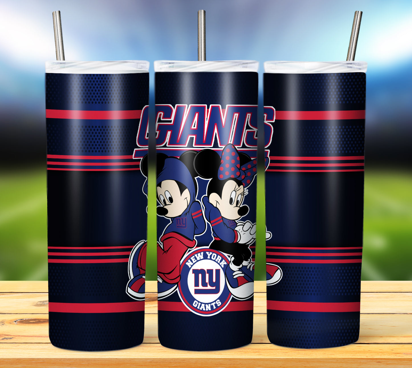 Football 20oz Sublimation Tumbler Image