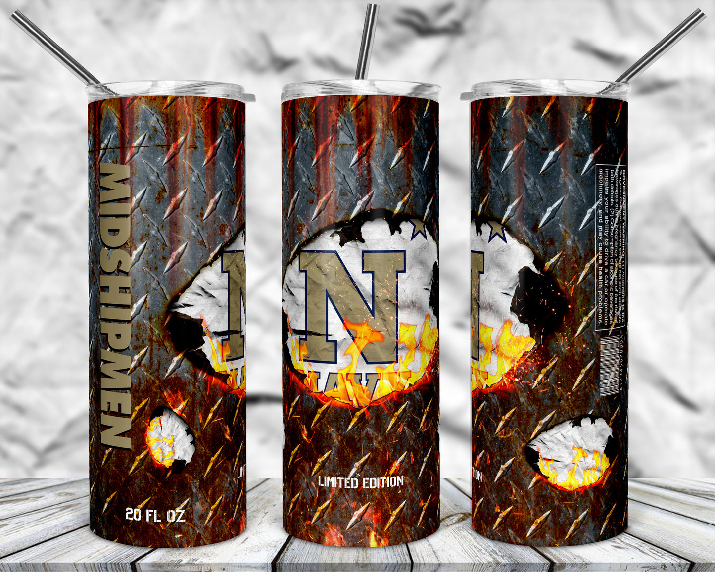 Rust College 20oz Sublimation Tumbler Images Bundle