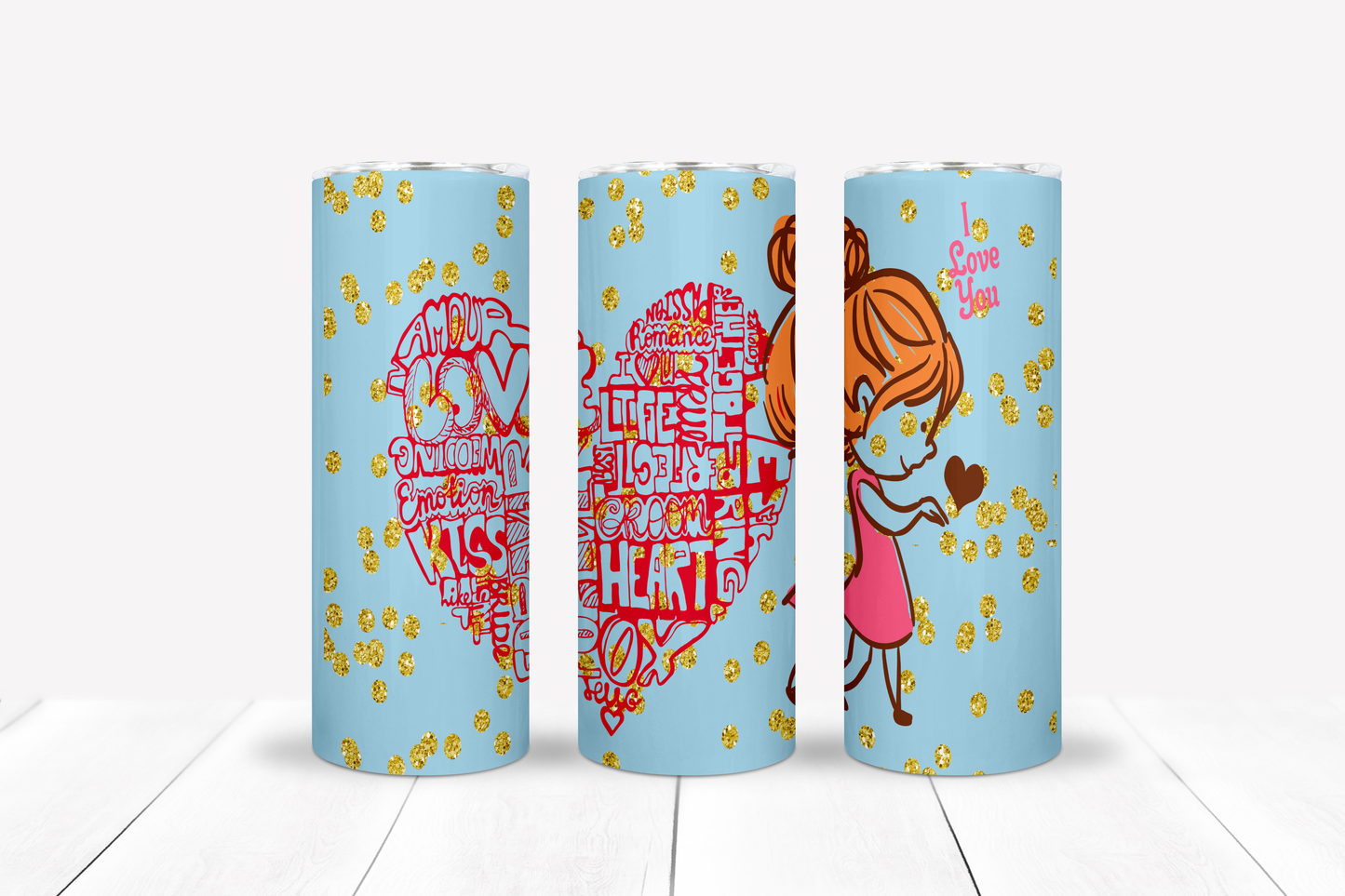 Cute Valentines Print 20oz Sublimation Images Bundle