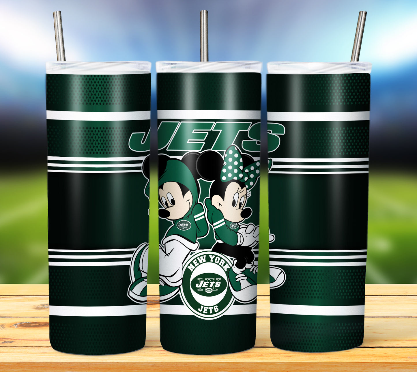 Football 20oz Sublimation Tumbler Image