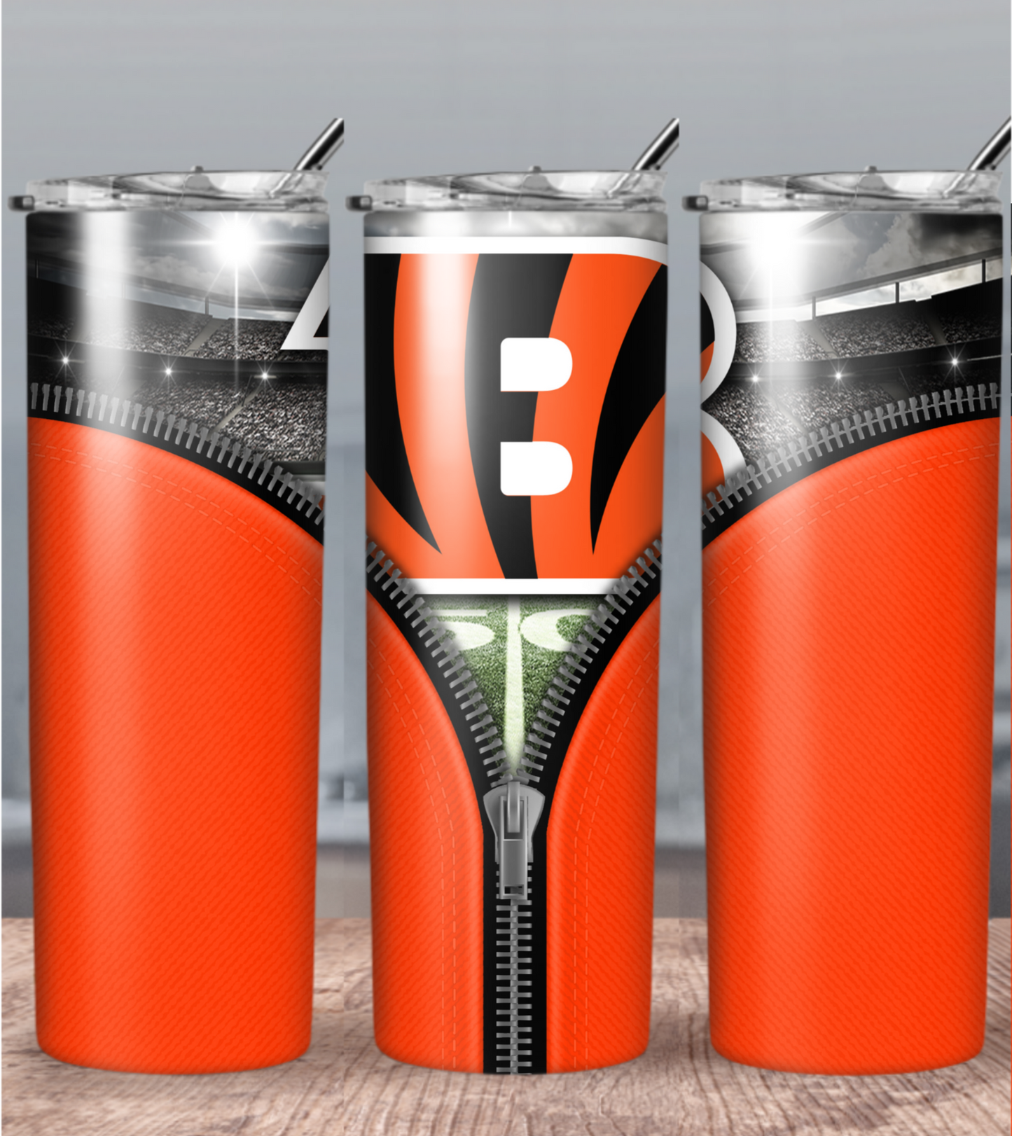 Football 20oz Sublimation Tumbler Image