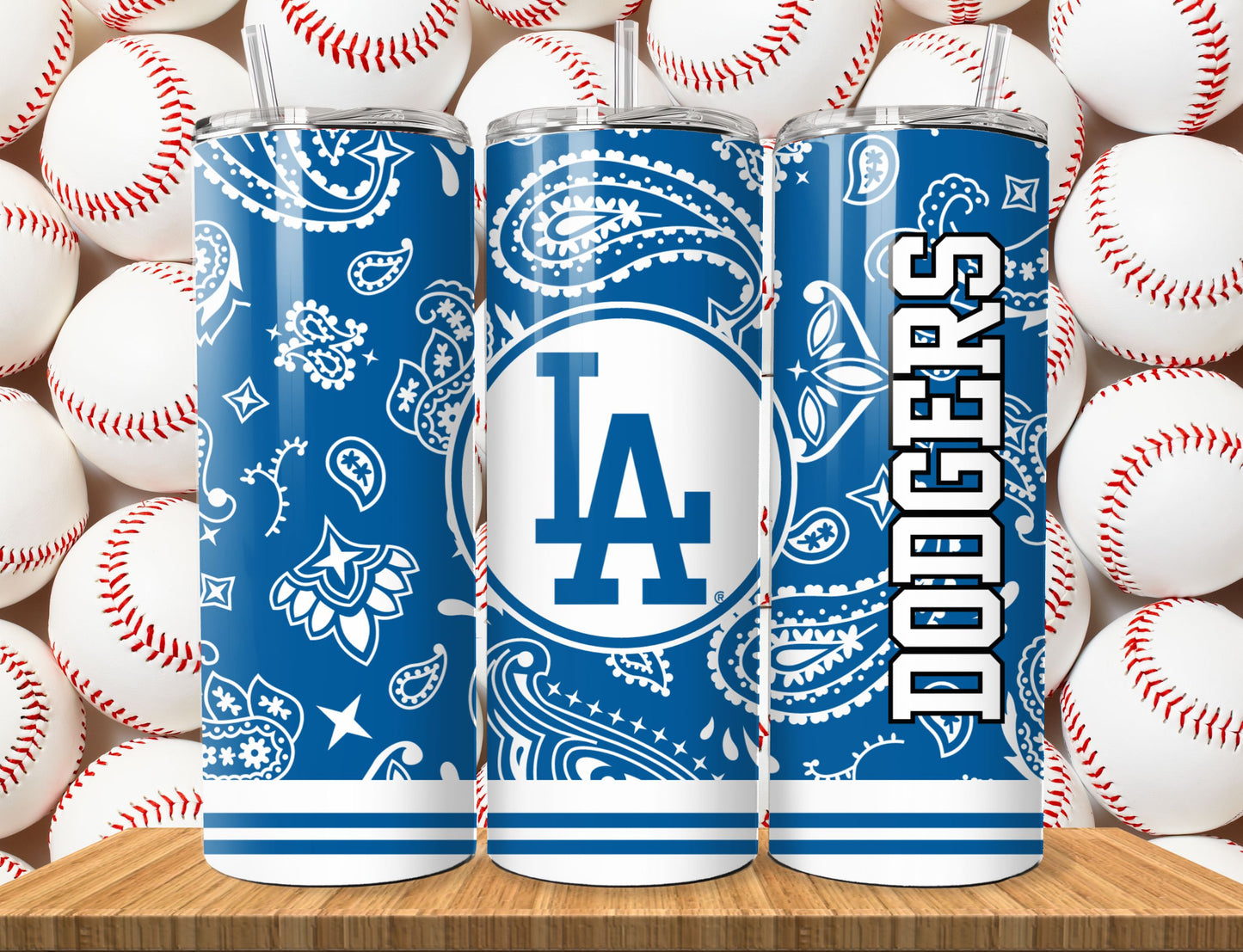 Baseball 20oz Sublimation Tumbler Image