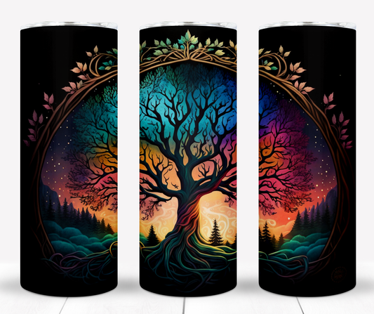 Twisted Tree Sublimation 20oz Tumbler Image