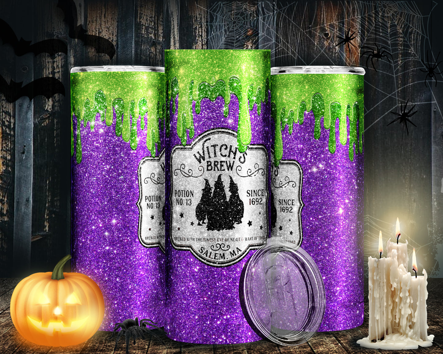 30 Horror Halloween Sublimation 20oz Images Bundle