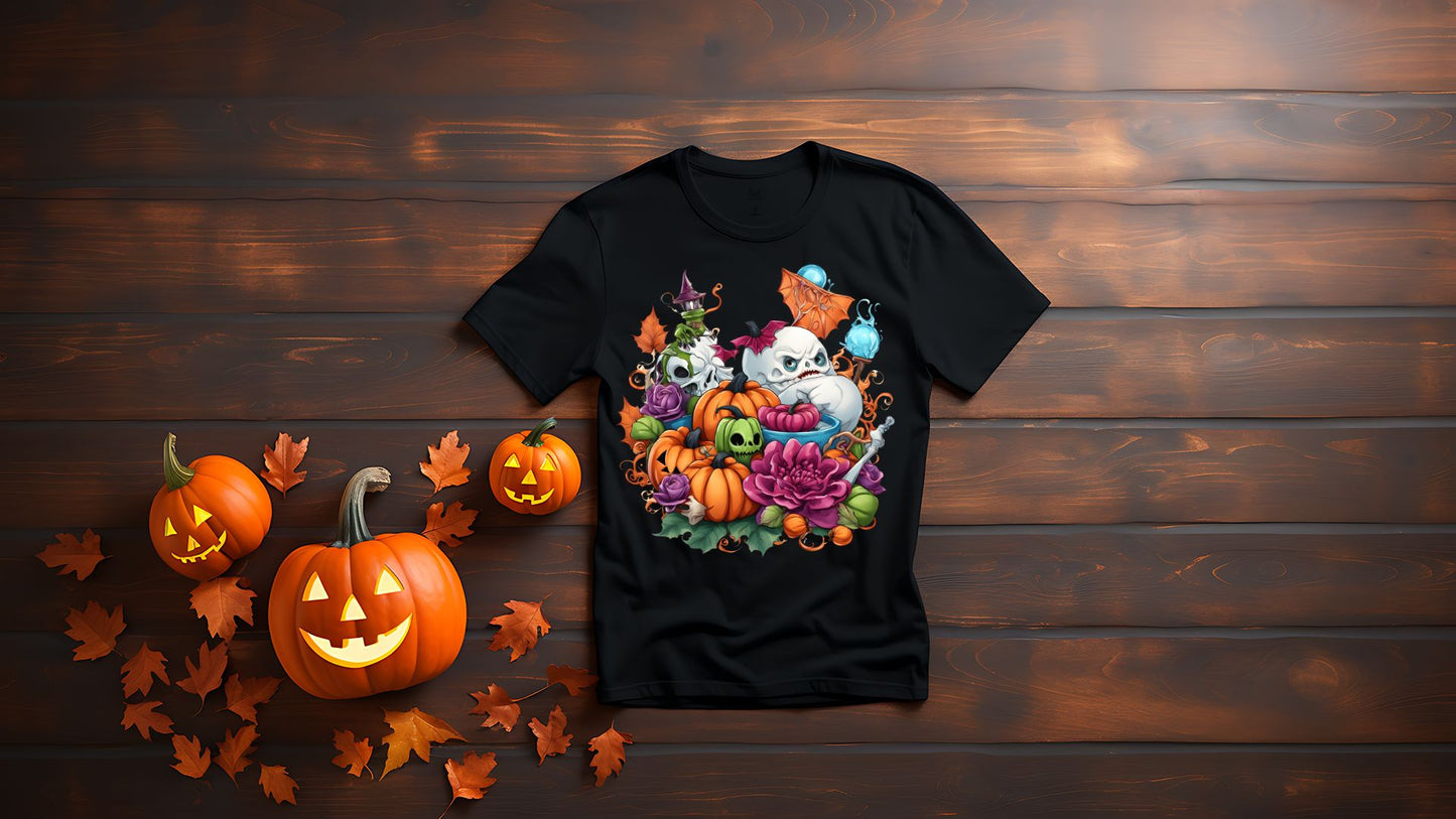 22 Cute Halloween Sublimation T-Shirt Image Bundle