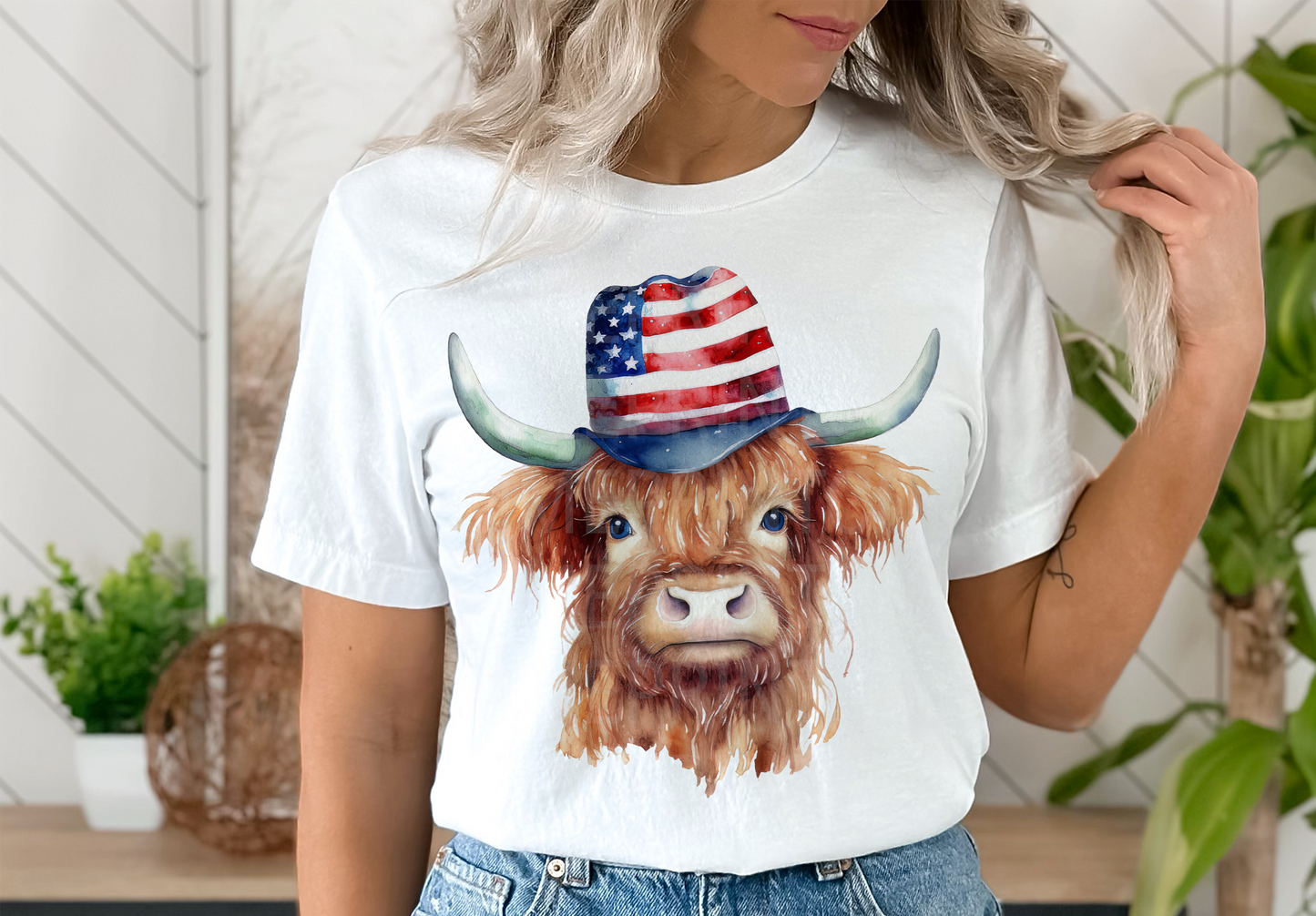 Cow T-shirt Image DTF, Sublimation