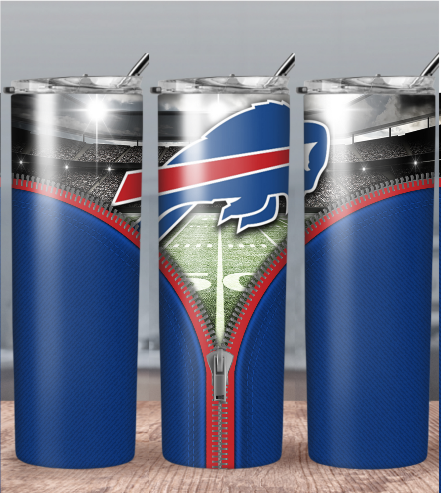 Football 20oz Sublimation Tumbler Image