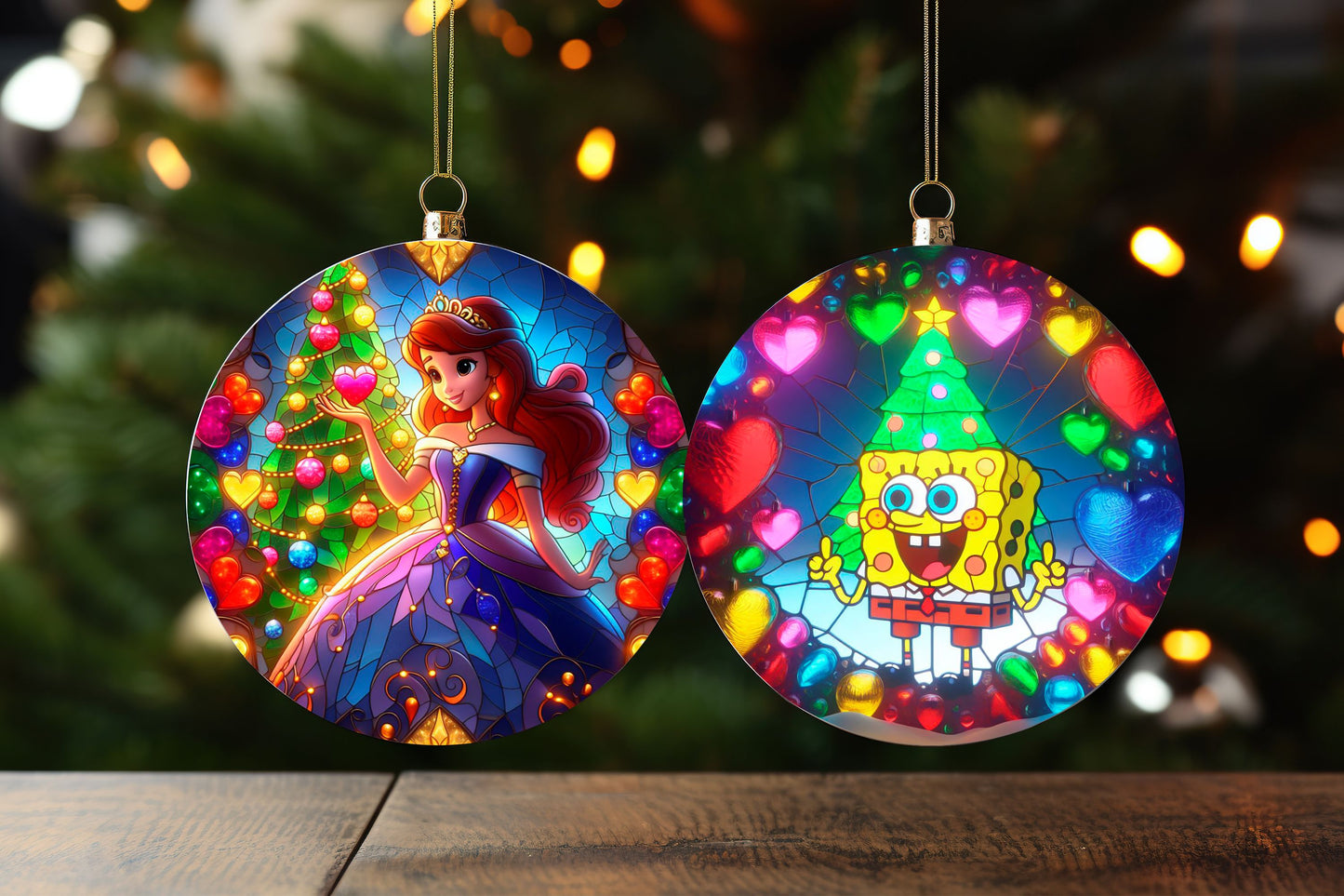 100+ Christmas Sublimation Ornament/Car Coaster Images Bundle