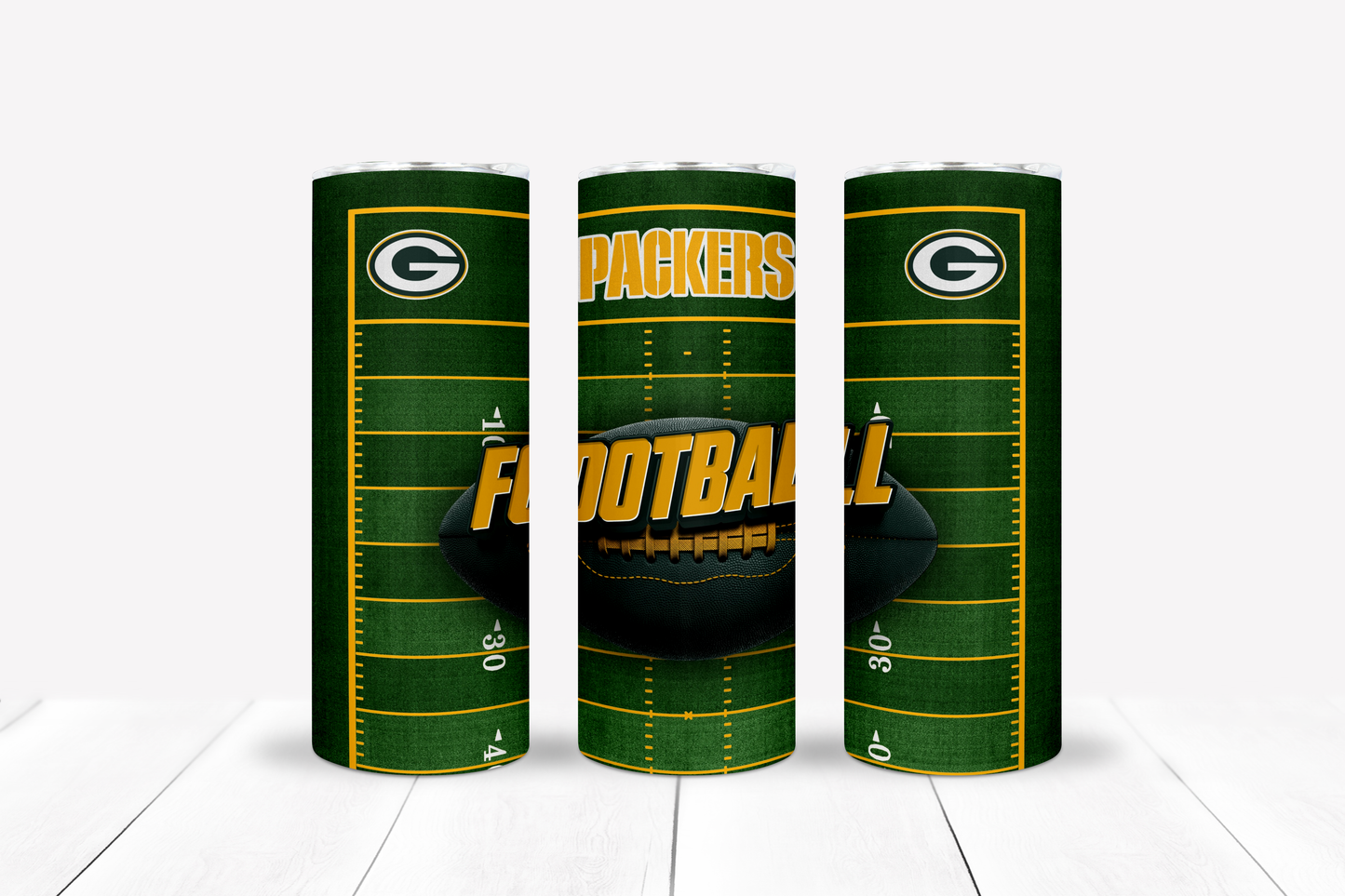 Football 20oz Sublimation Tumbler Image