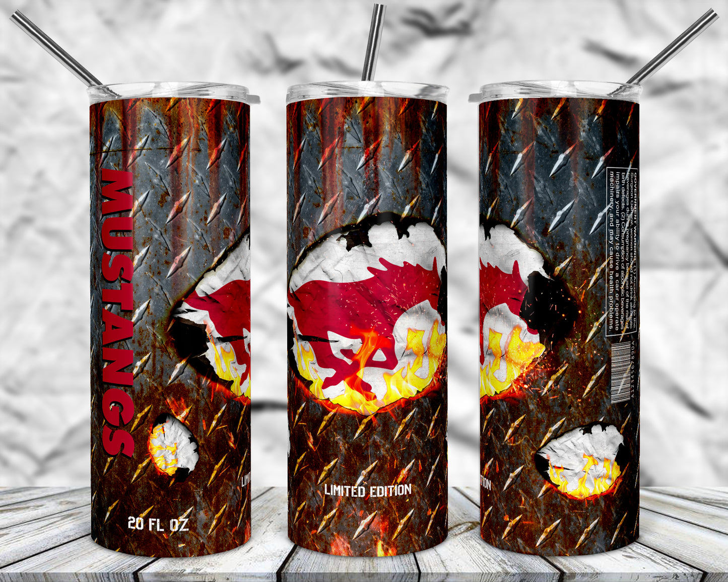 Rust College 20oz Sublimation Tumbler Images Bundle