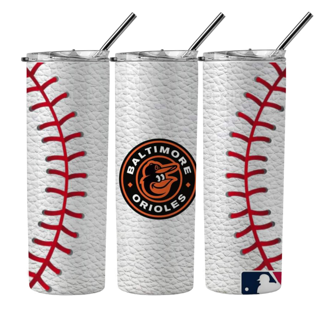 Baseball 20oz Sublimation Tumbler Image