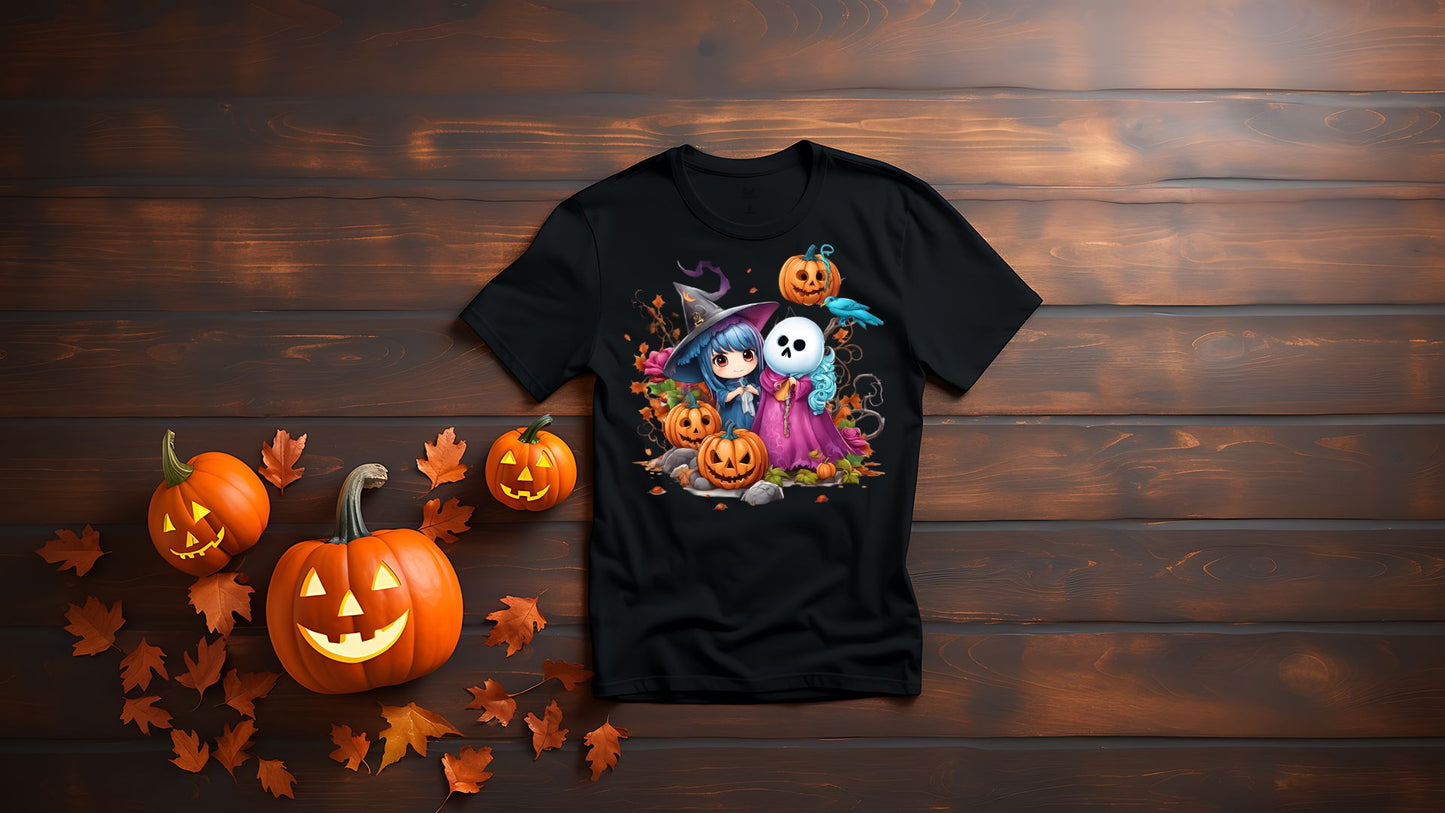 22 Cute Halloween Sublimation T-Shirt Image Bundle