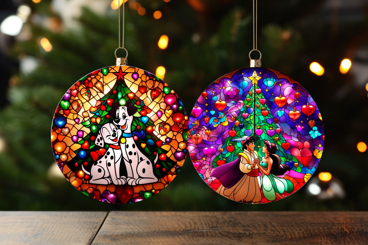 100+ Christmas Sublimation Ornament/Car Coaster Images Bundle