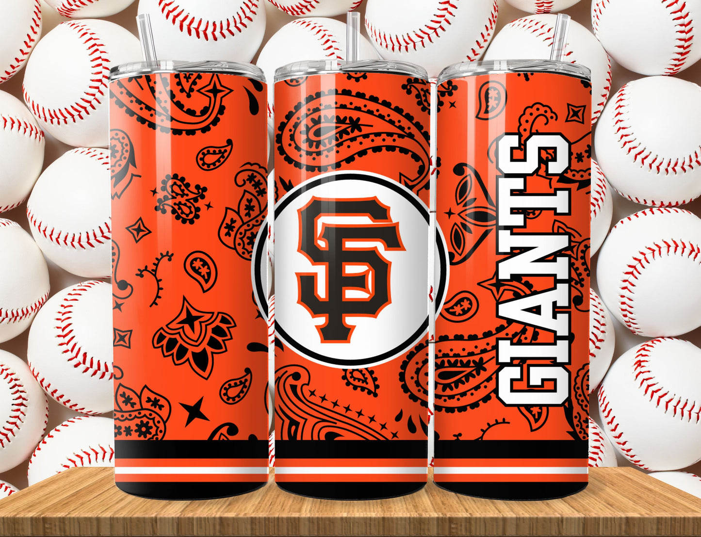 Baseball 20oz Sublimation Tumbler Image