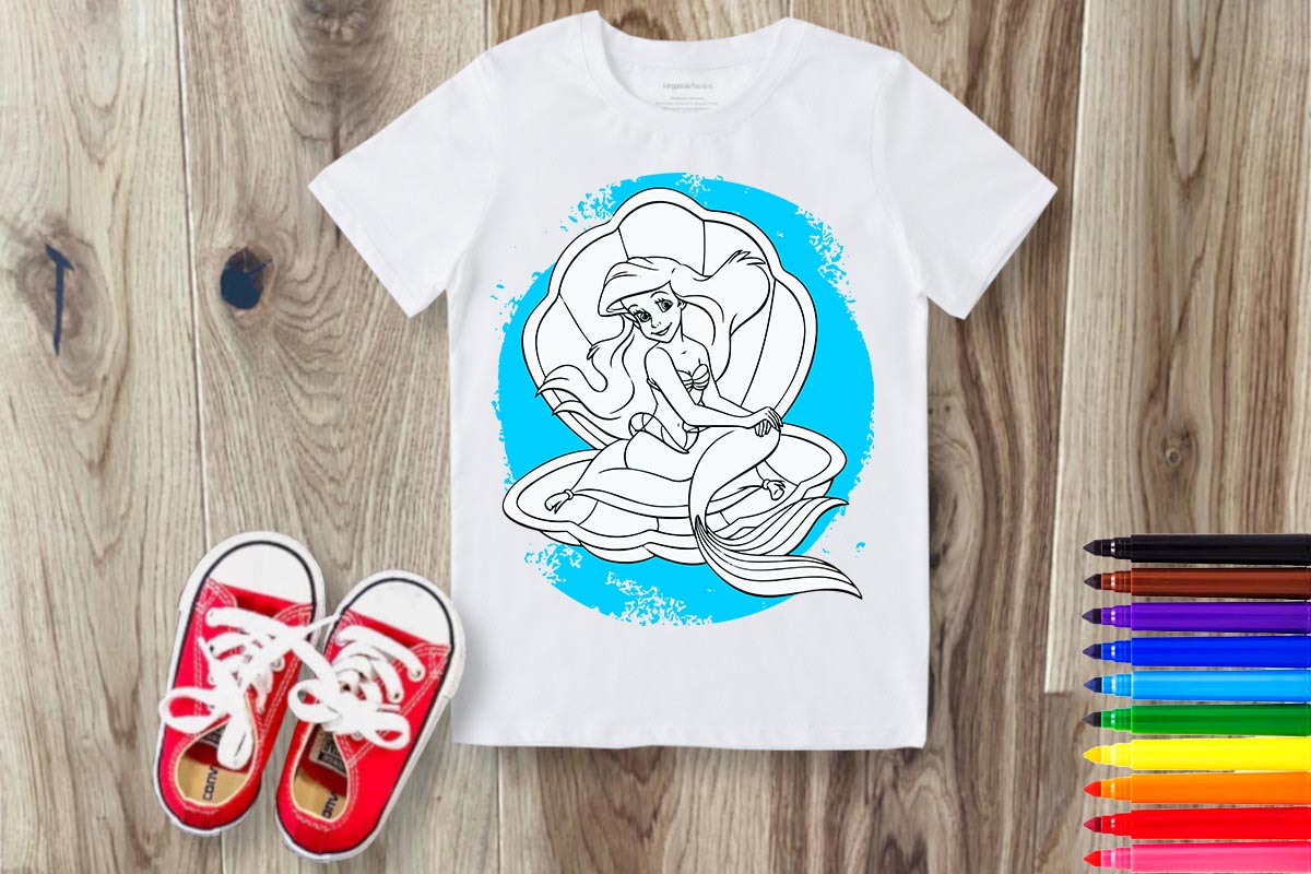 Coloring Cartoon Sublimation/DTF T-Shirt Images Bundle