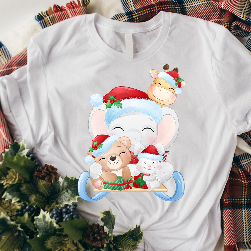 Cute Christmas Sublimation/DTF T-Shirt Images Bundle