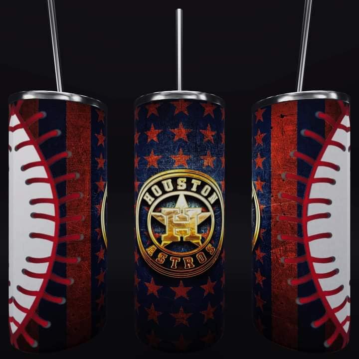 Baseball 20oz Sublimation Tumbler Image