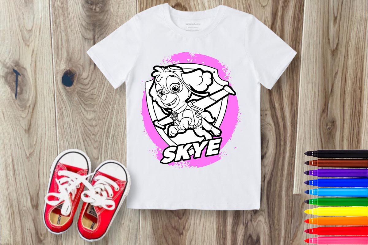 Coloring Cartoon Sublimation/DTF T-Shirt Images Bundle