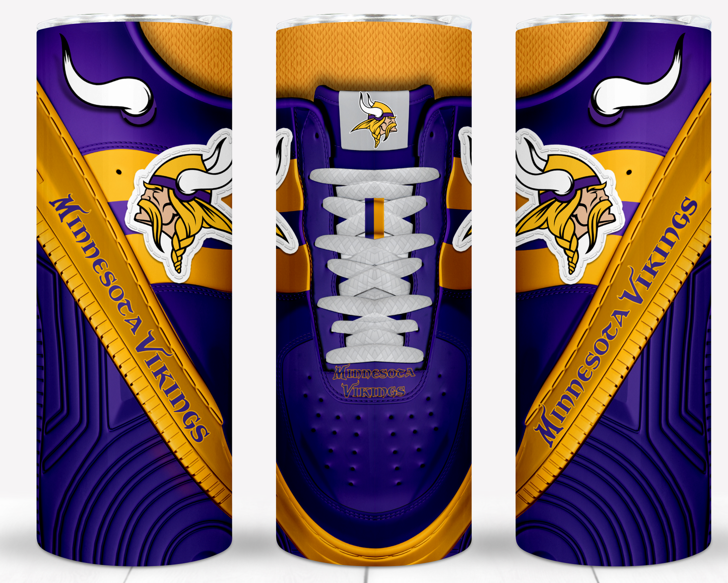 Football 20oz Sublimation Tumbler Image