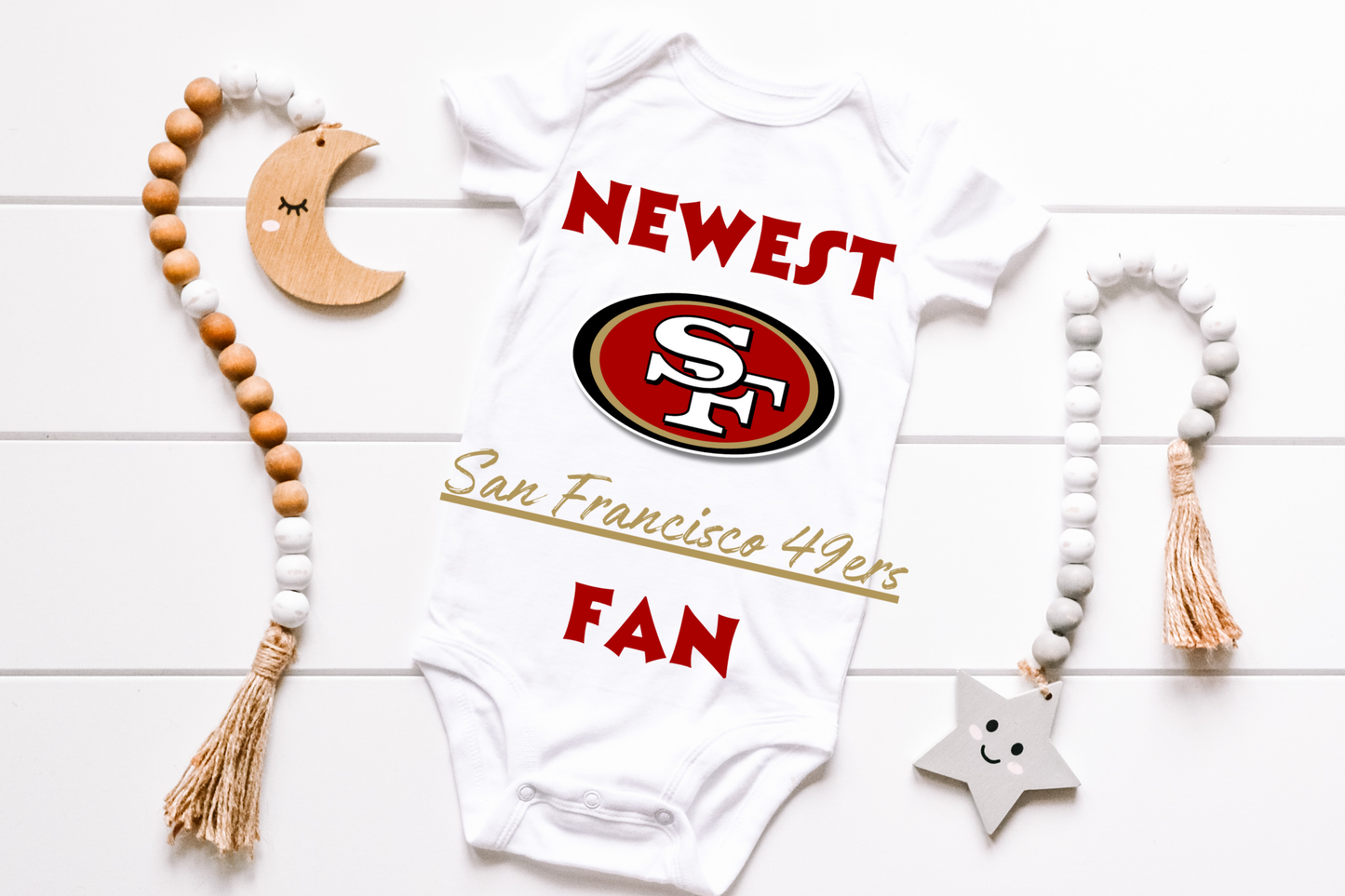 Baby Football One sie Sublimation/DTF Image