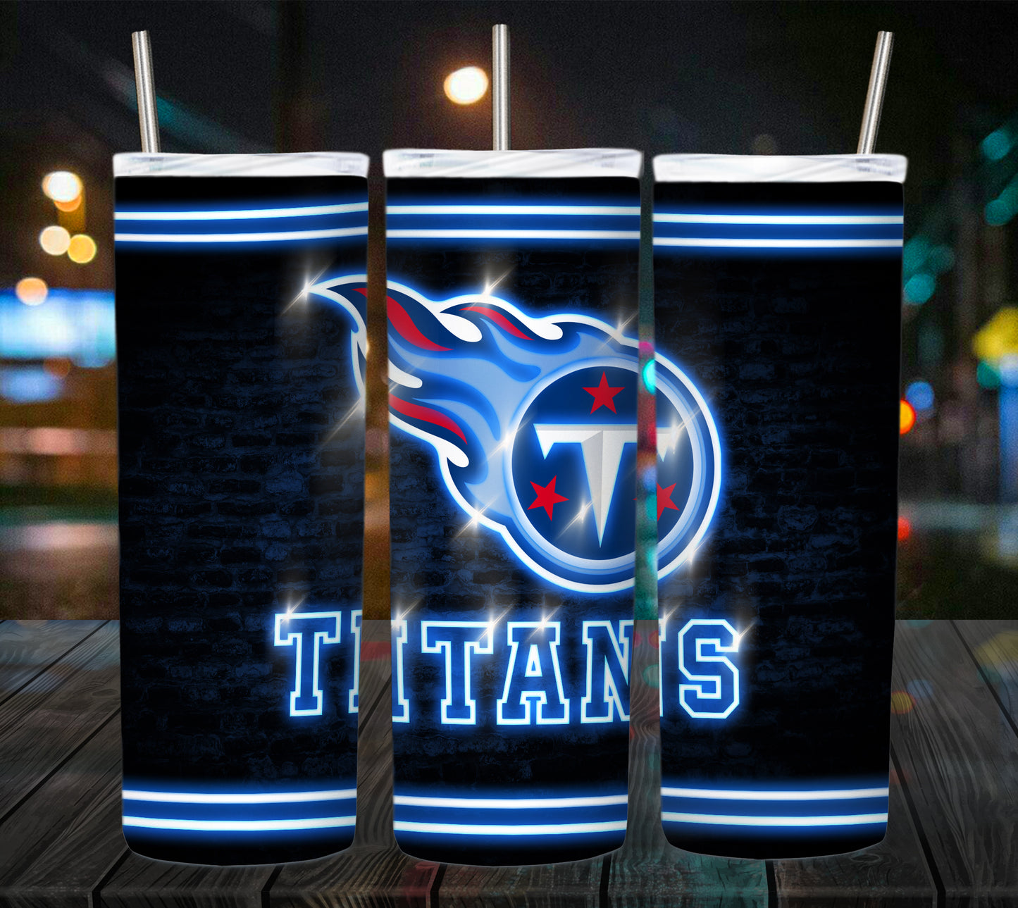 Football 20oz Sublimation Tumbler Image