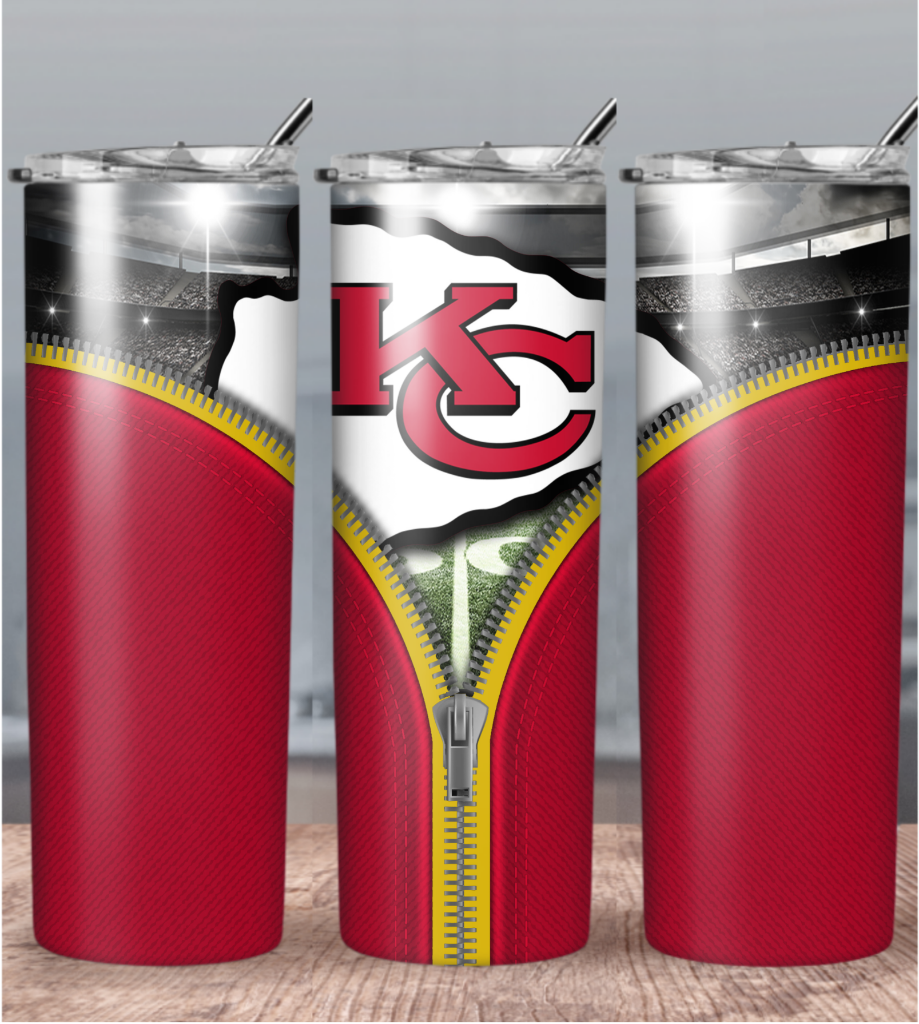 Football 20oz Sublimation Tumbler Image