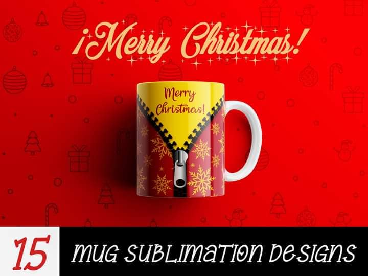 Christmas Sublimation 11/15oz Mug Images Bundle