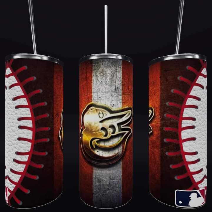 Baseball 20oz Sublimation Tumbler Image