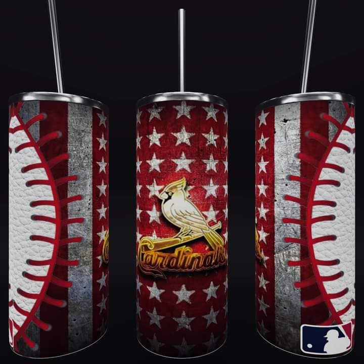 Baseball 20oz Sublimation Tumbler Image