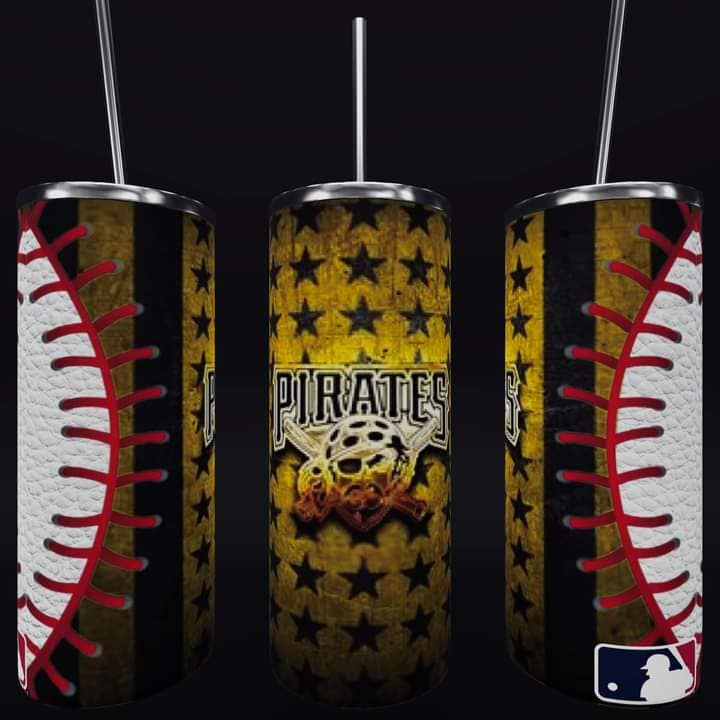 Baseball 20oz Sublimation Tumbler Image