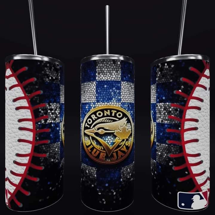 Baseball 20oz Sublimation Tumbler Image