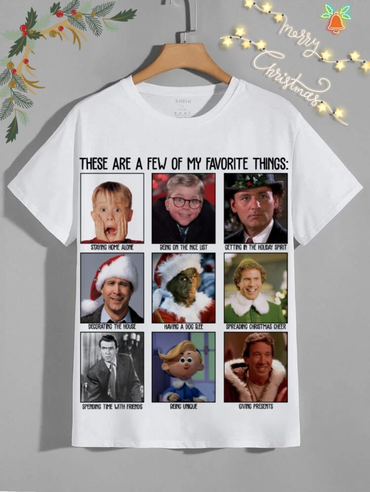 Cute Christmas Friends Sublimation/DTF T-Shirt Image Bundle