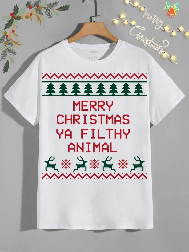 Cute Christmas Friends Sublimation/DTF T-Shirt Image Bundle