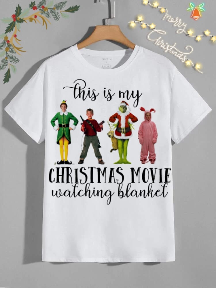 Cute Christmas Friends Sublimation/DTF T-Shirt Image Bundle