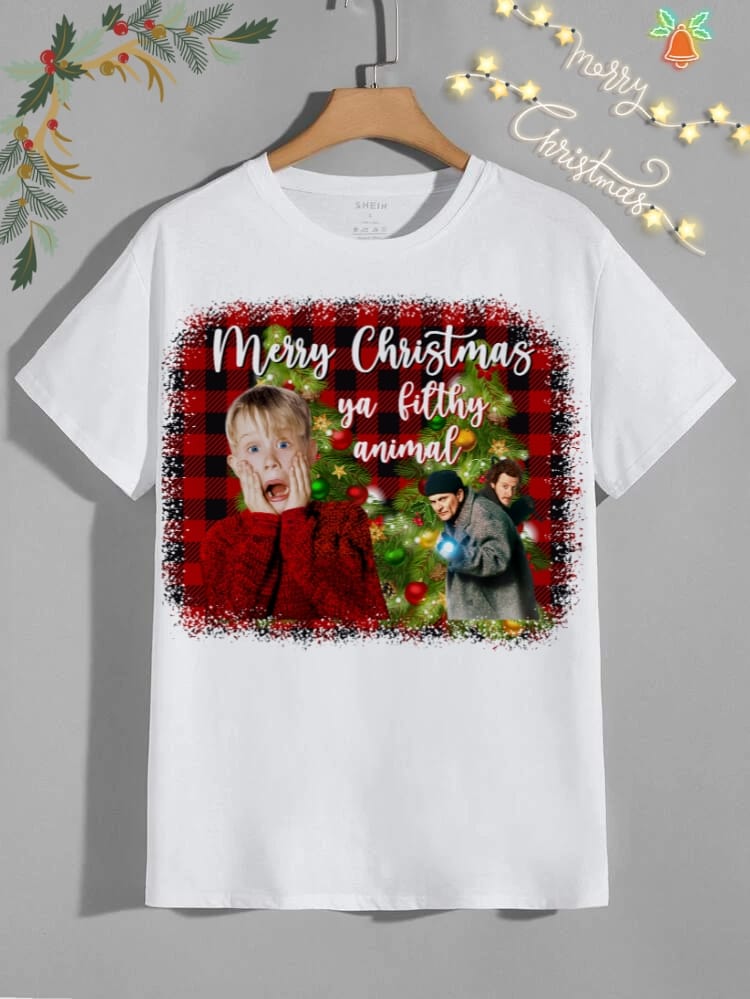 Cute Christmas Friends Sublimation/DTF T-Shirt Image Bundle