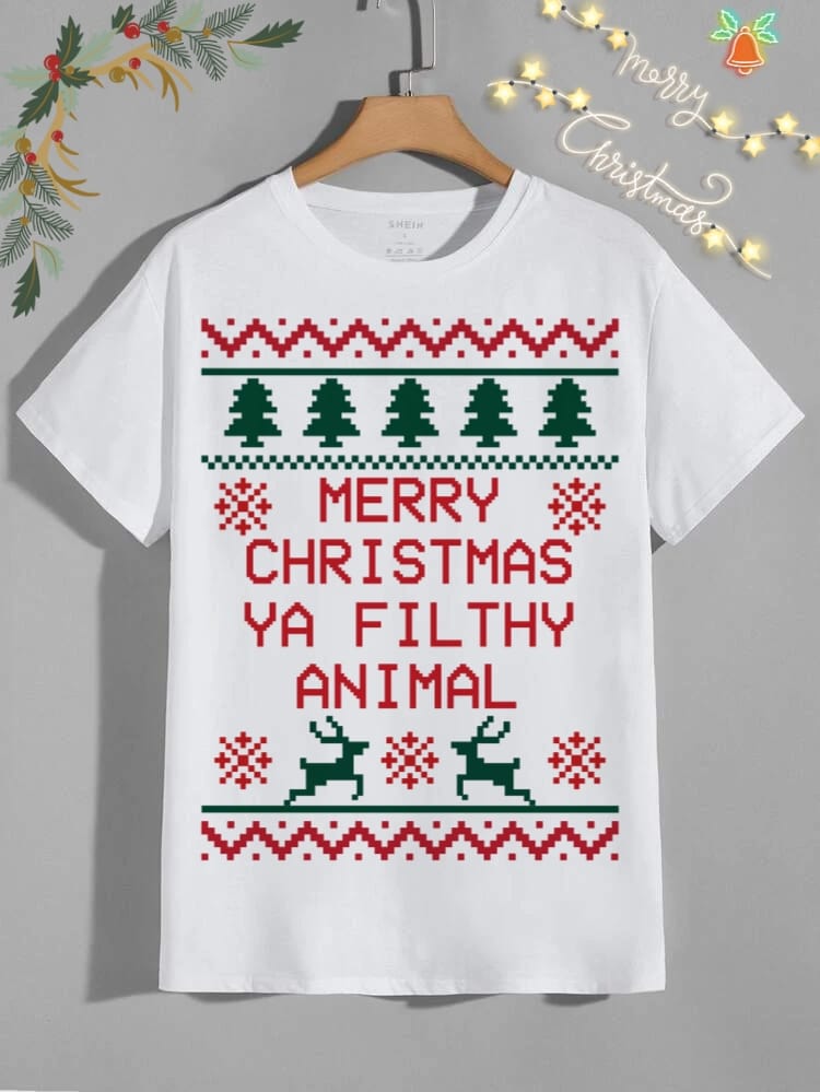 Cute Christmas Friends Sublimation/DTF T-Shirt Image Bundle