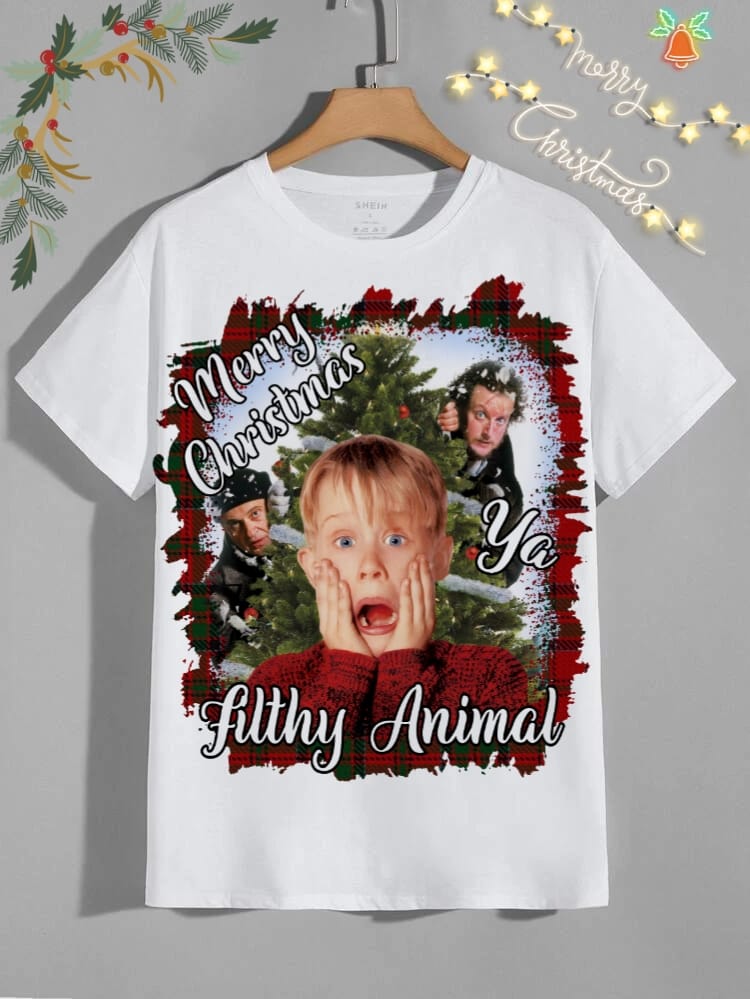 Cute Christmas Friends Sublimation/DTF T-Shirt Image Bundle