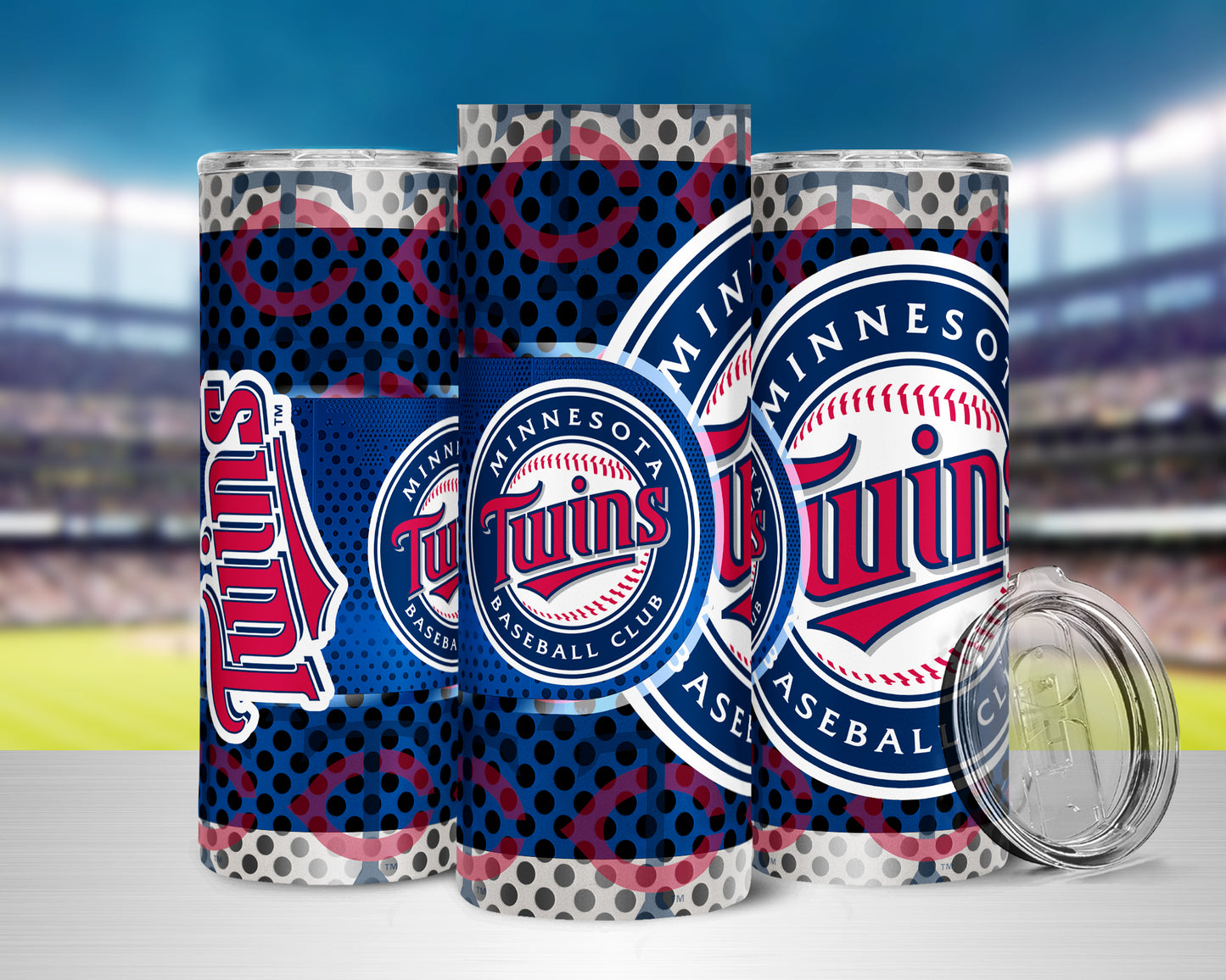 Baseball 20oz Sublimation Tumbler Image