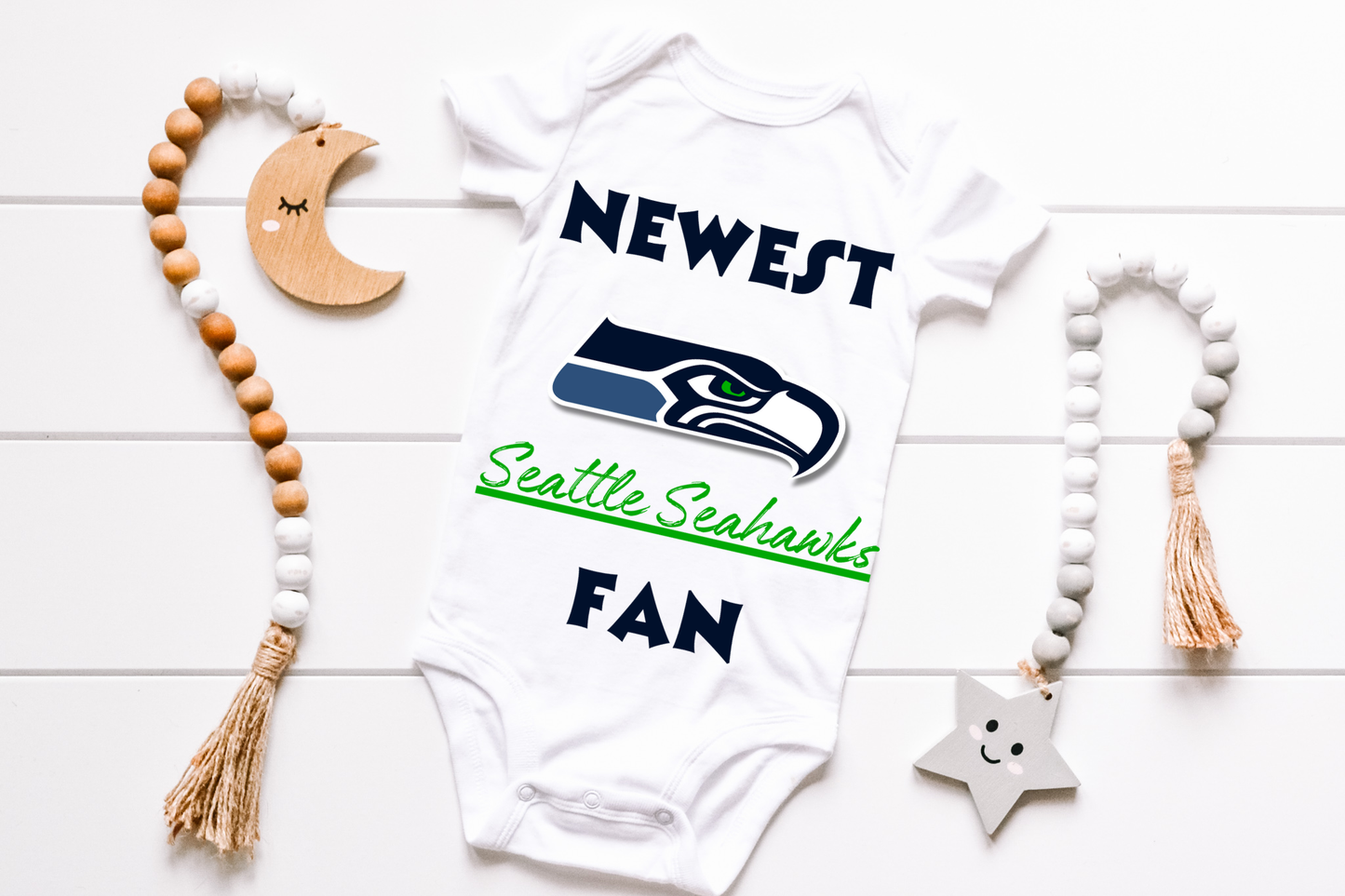 Baby Football One sie Sublimation/DTF Image