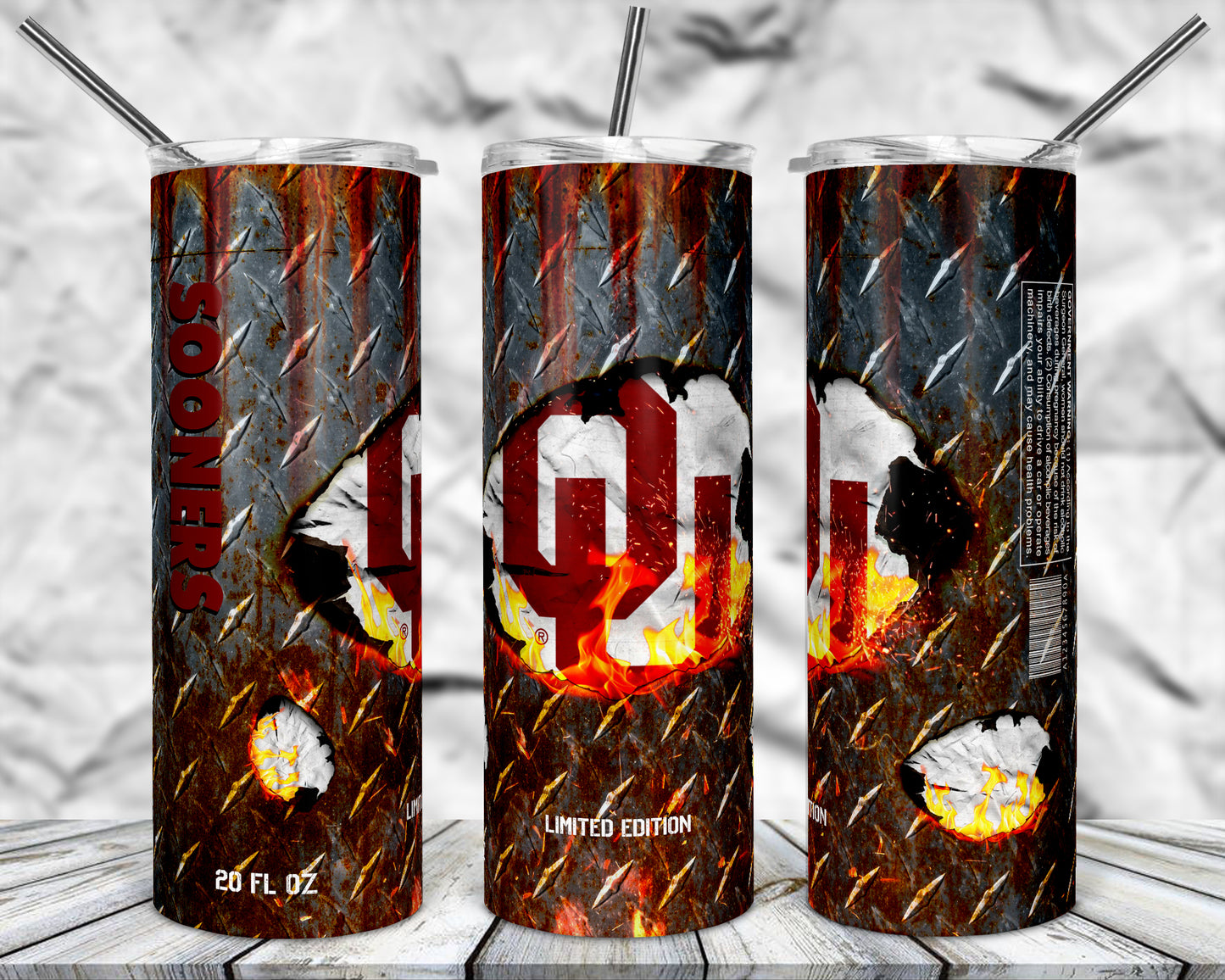 Rust College 20oz Sublimation Tumbler Images Bundle