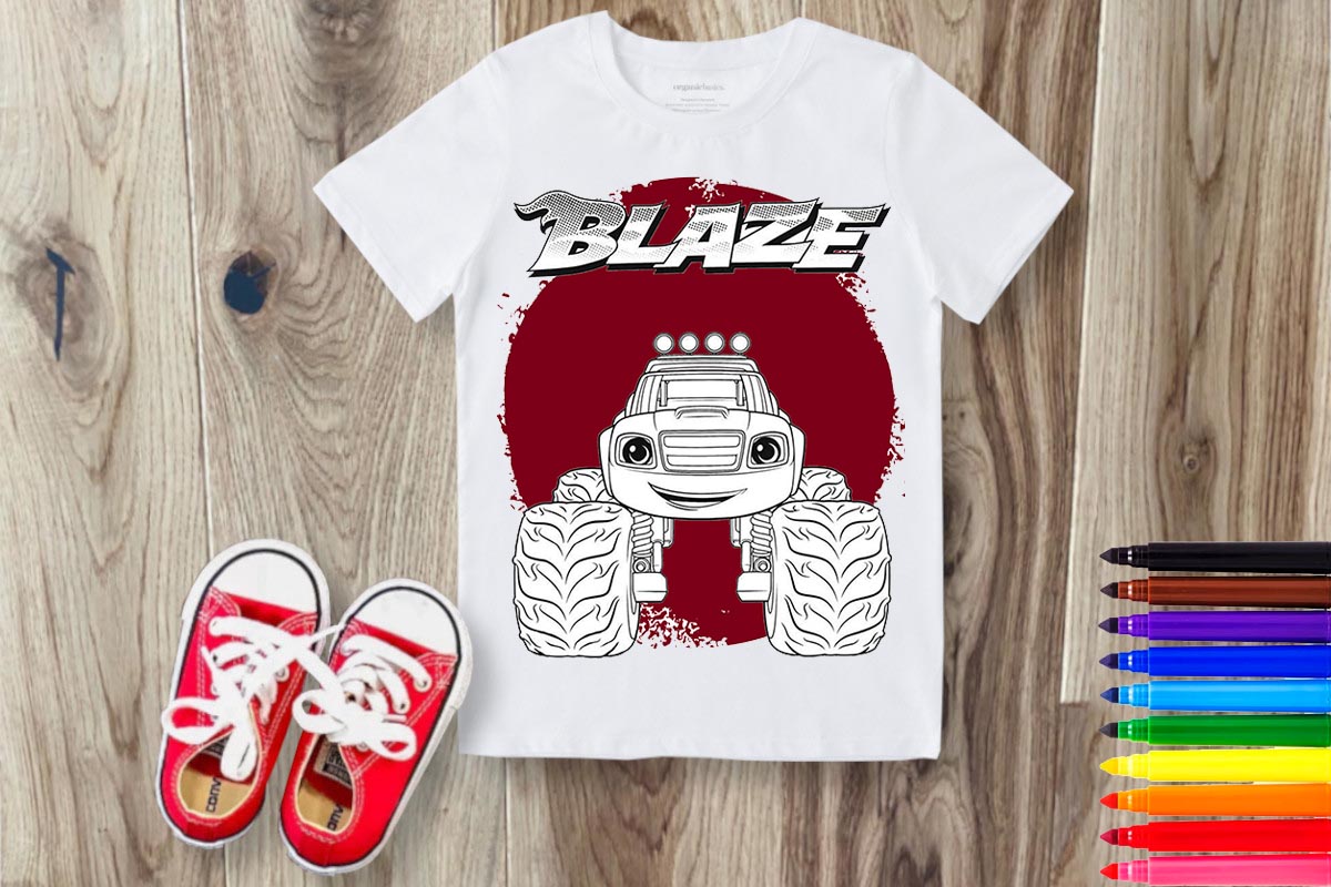 Coloring Cartoon Sublimation/DTF T-Shirt Images Bundle