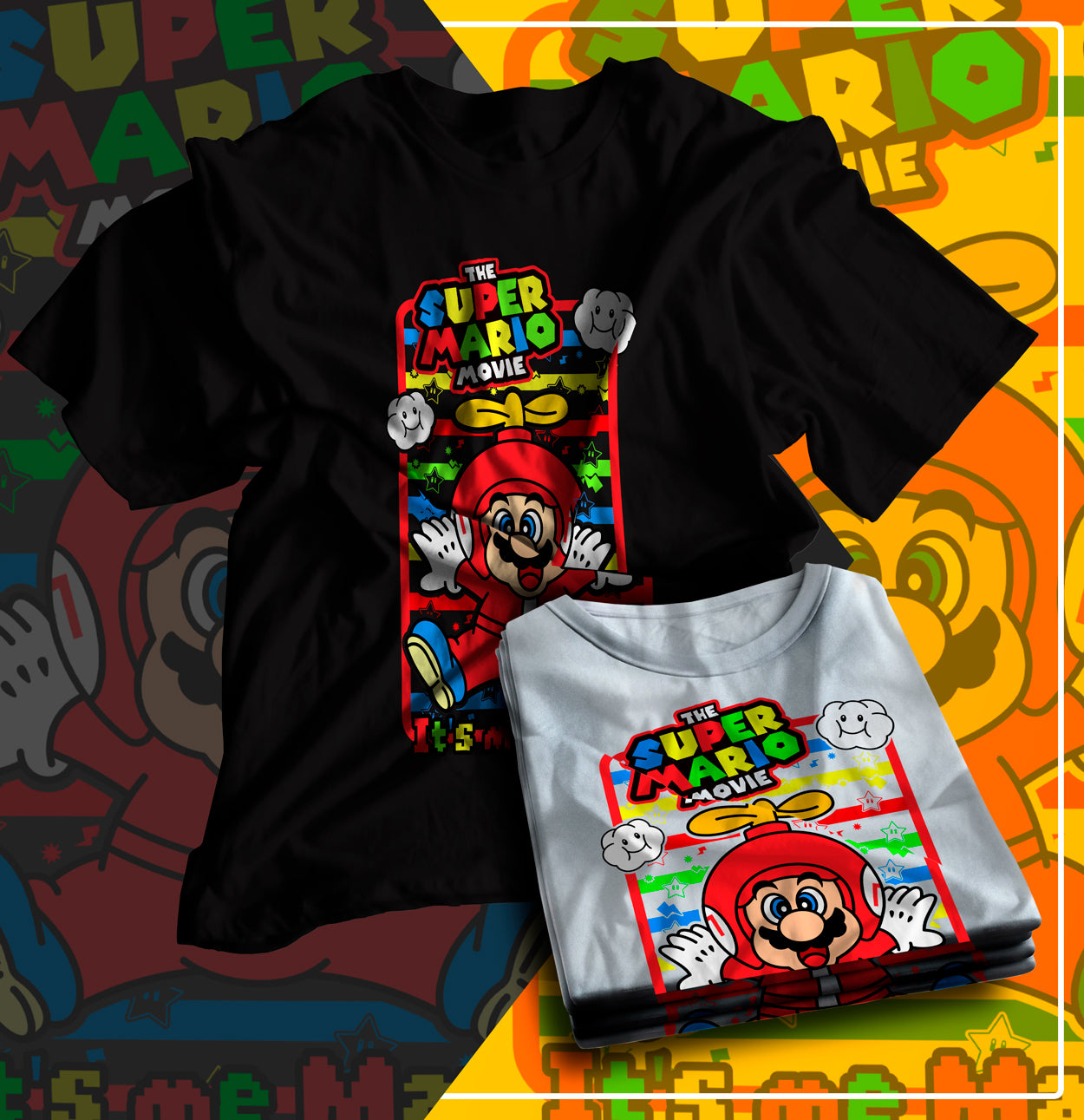 Mario Sublimation/DTF T-Shirt Images Bundle