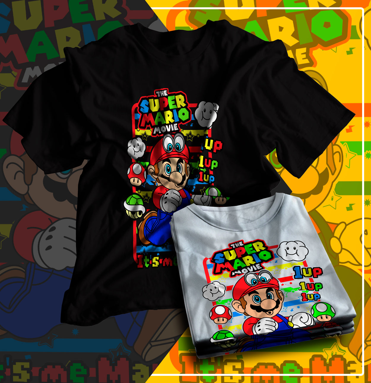 Mario Sublimation/DTF T-Shirt Images Bundle